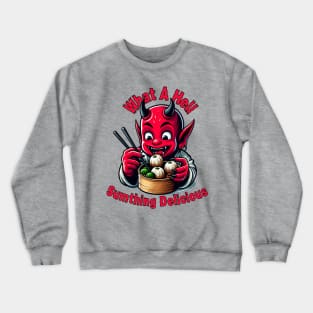 dim sum devil Crewneck Sweatshirt